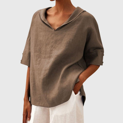 Classic Scoop Neck Casual Tee