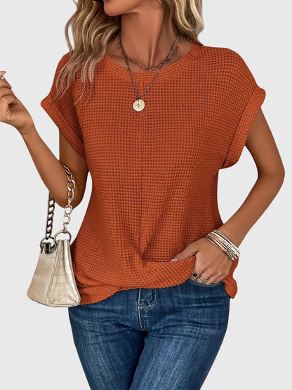 Relaxed Fit V-Neck T-Shirt For Women