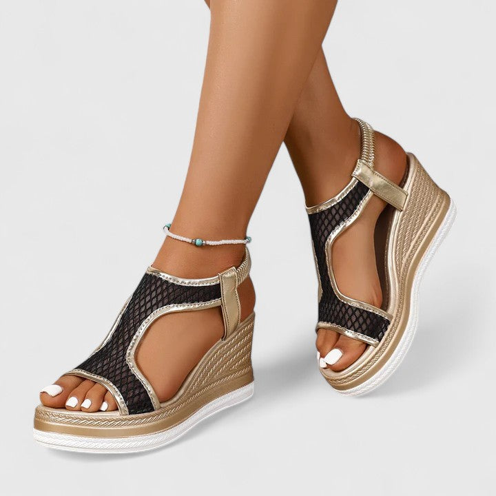 Luxurious strappy sandals
