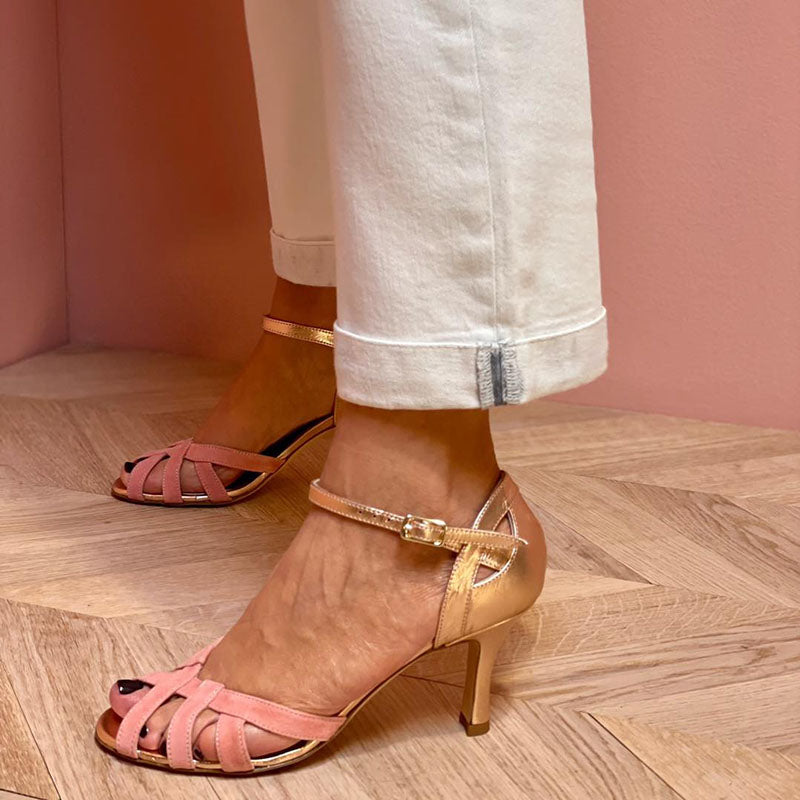 Women's Strappy High Heels Open Toe Ankle Strap