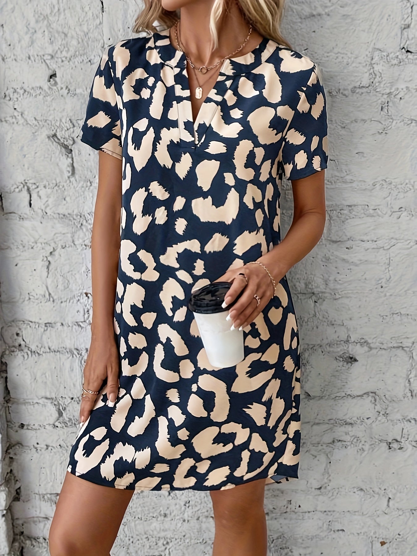 Relaxed Fit Summer Women's Floral Dress