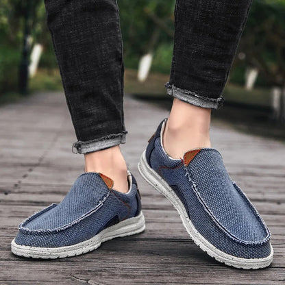 Men's Slip On Moc Toe Shoes