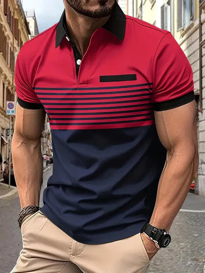 Men's Polo Shirt Cotton Casual Comfortable