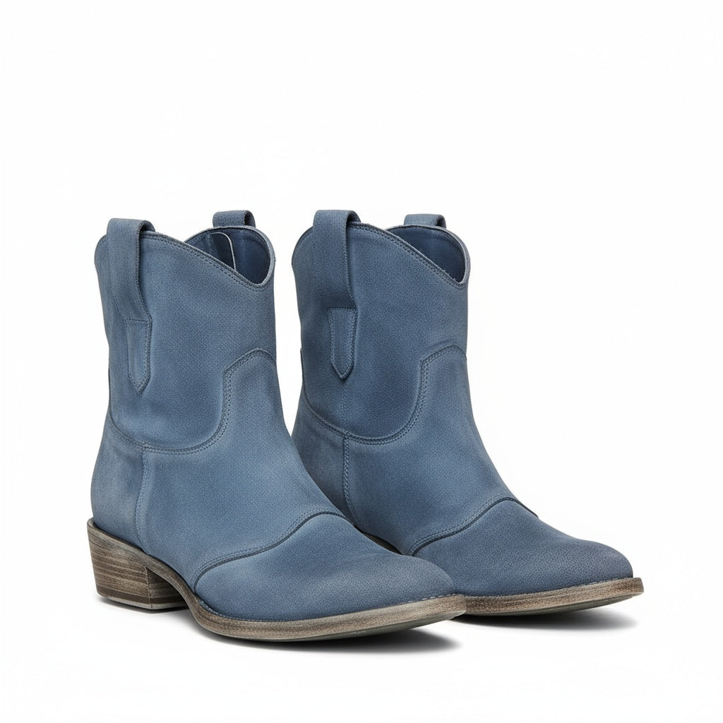 Women's Vintage Cowboy Ankle Boots