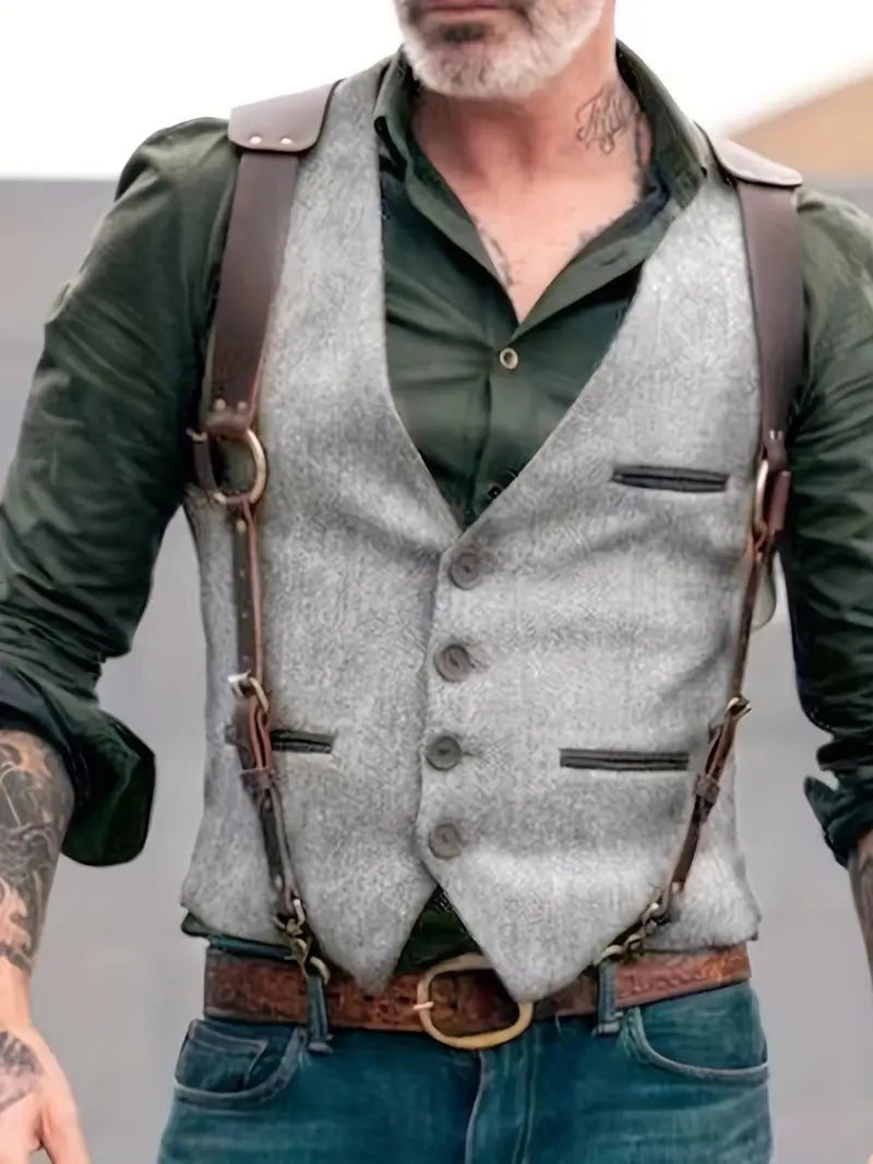 Mens Casual Outdoor Work Vest