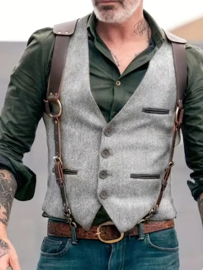 Mens Casual Outdoor Work Vest