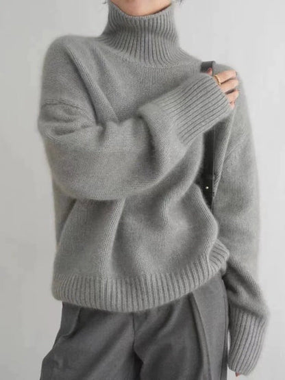 Classic Women's Crew Neck Winter Sweater