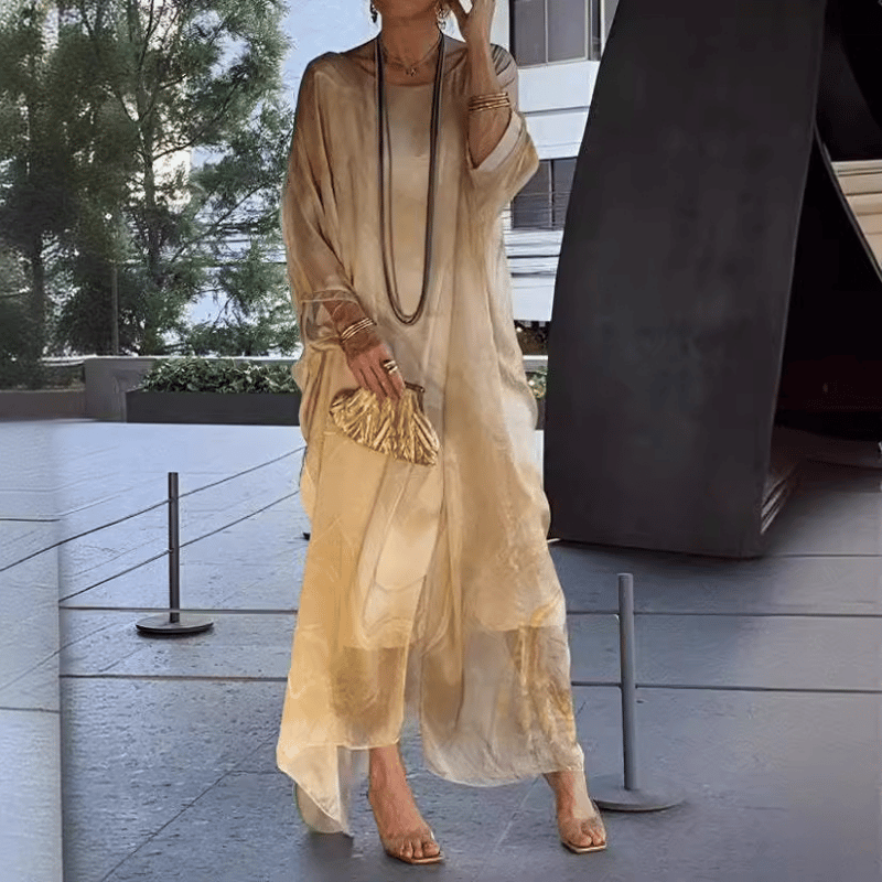 Elegant Floral Maxi Dress