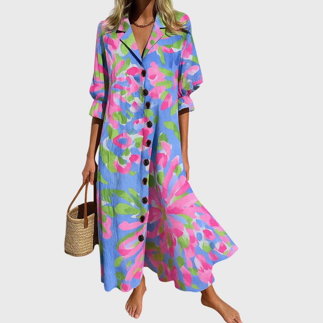Beautiful Floral Long Dress