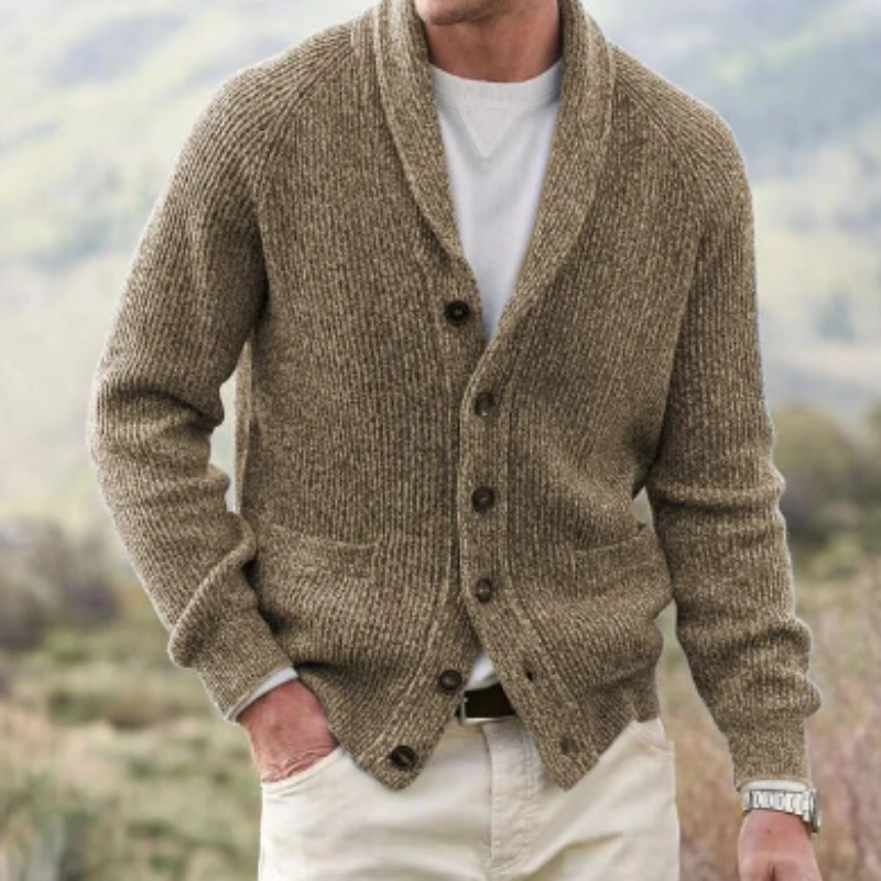 Men's Wool V-Neck Vest