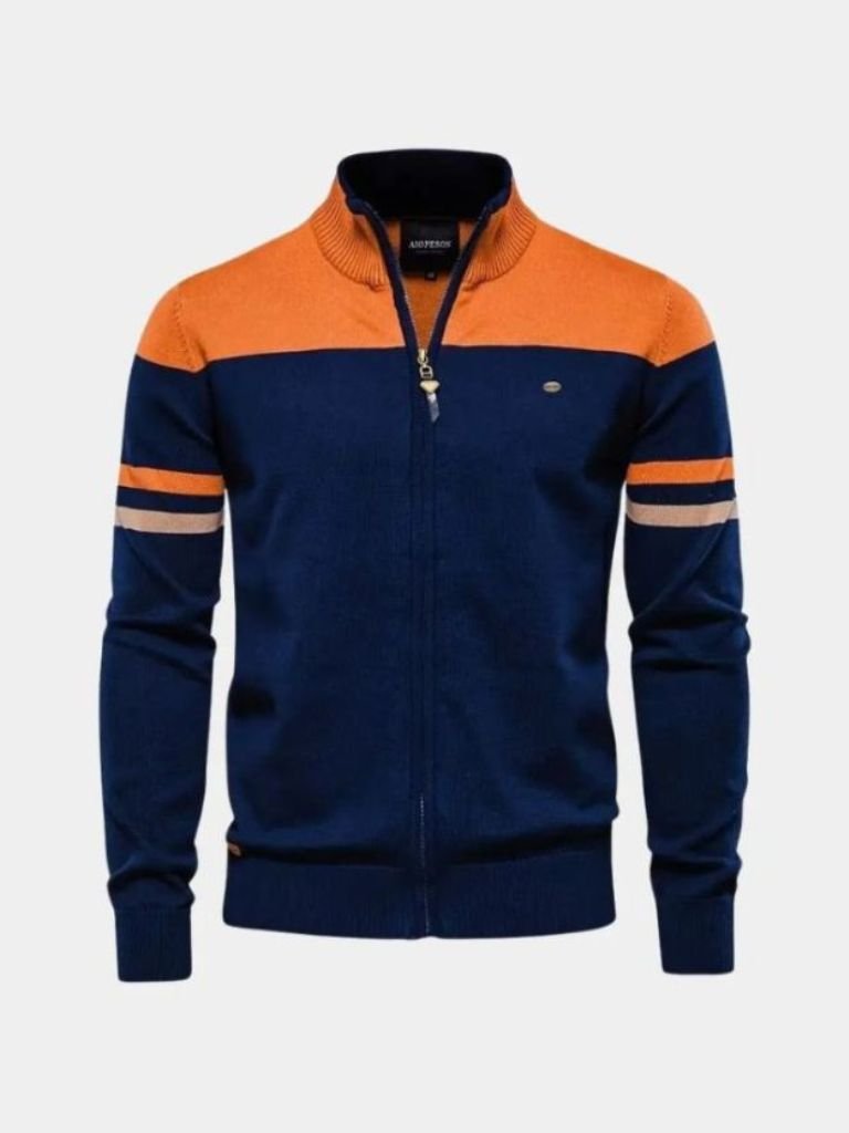 Multicolor Fleece Crew Neck Sweater