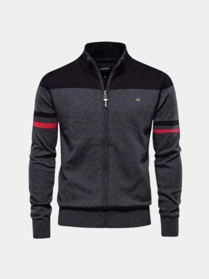 Multicolor Fleece Crew Neck Sweater