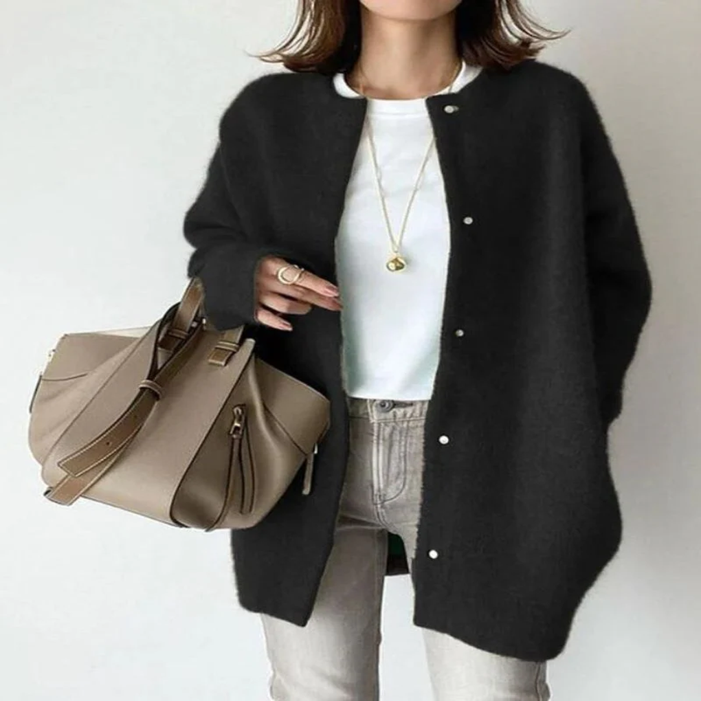 Women's Knit Cardigan Versatile Layered Style - VibreMode