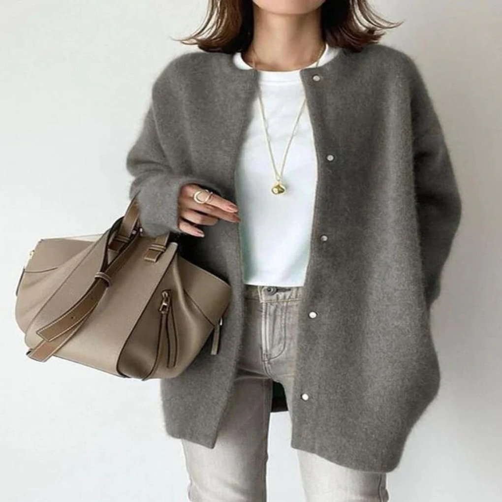 Women's Knit Cardigan Versatile Layered Style