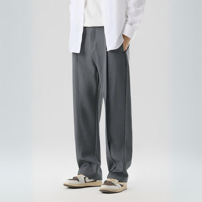 Image of Carlton | Men's Relaxed Fit Pleated Trousers