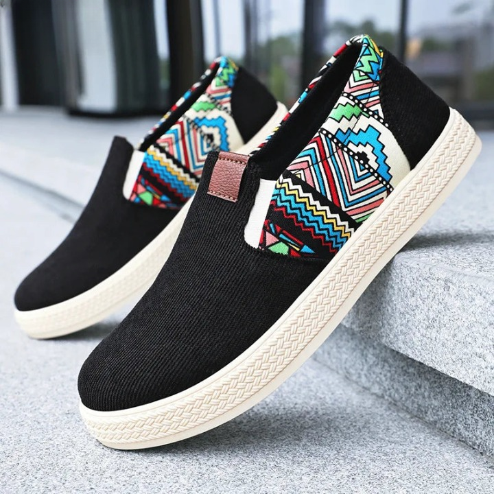 Men's Canvas Slip On Loafers