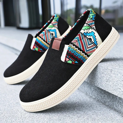 Men's Canvas Slip On Loafers