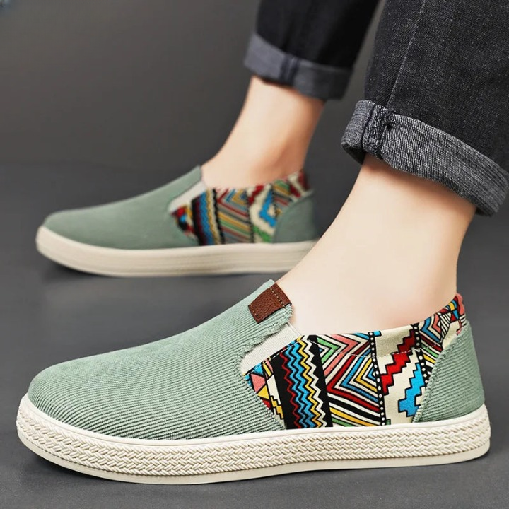 Men's Canvas Slip On Loafers