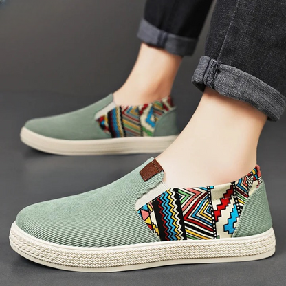 Men's Canvas Slip On Loafers