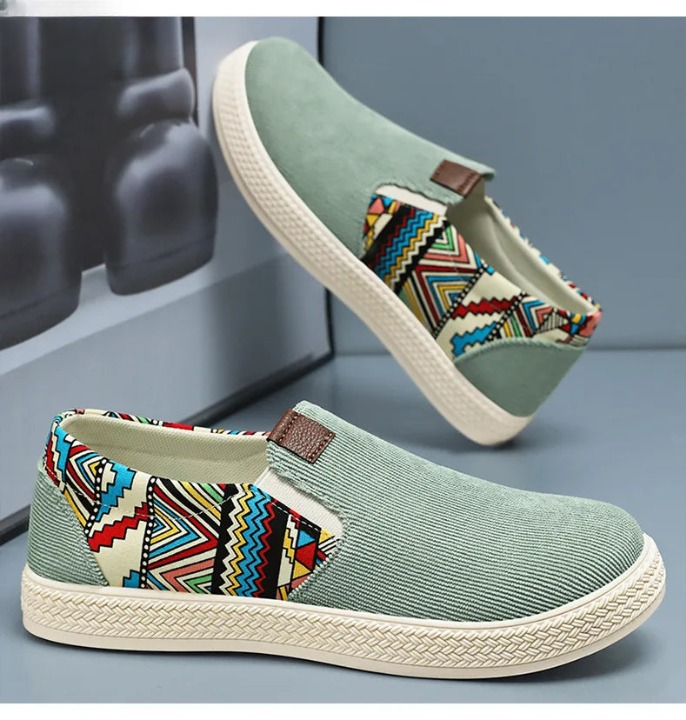Men's Canvas Slip On Loafers