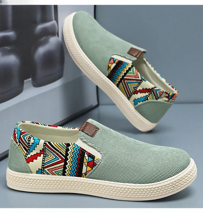 Men's Canvas Slip On Loafers