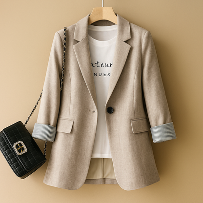 Relaxed Fit Women's Blazer Avery - VibreMode