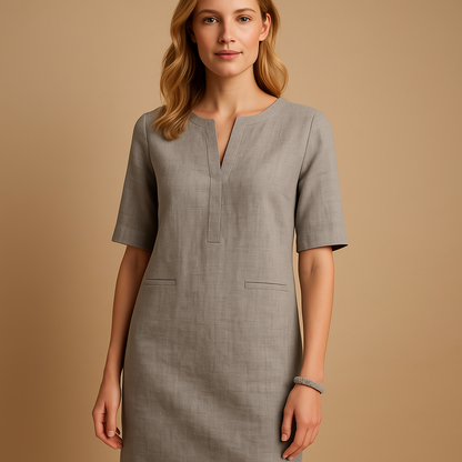 Casual chic lightweight dress for women with an airy flattering fit, perfect for daily wear, dinners, and weekend outings.
