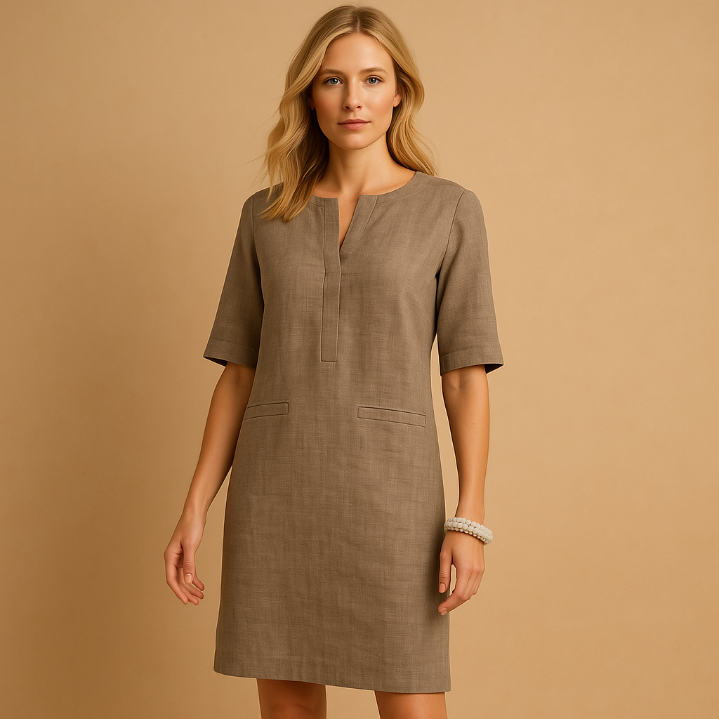 Casual chic lightweight dress for women with an airy flattering fit, perfect for daily wear, dinners, and weekend outings.