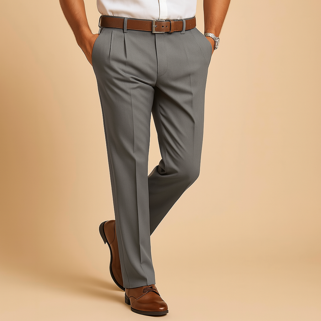 Casual chino pants for men with a relaxed fit and breathable fabric, ideal for office wear, dinners, and everyday smart casual outfits.