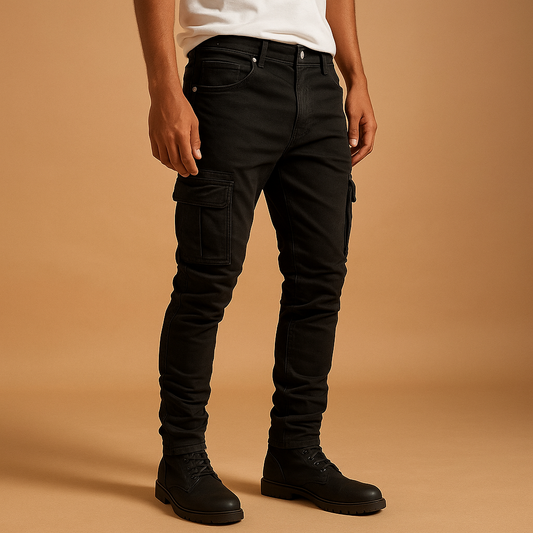 Comfy Mens Relaxed Fit Cotton Trousers - VibreMode