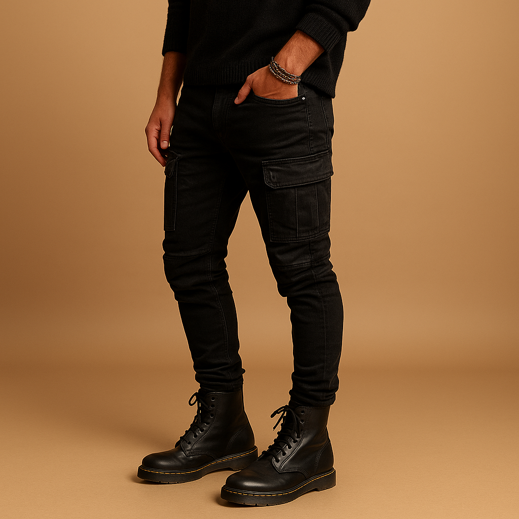Men’s casual cotton pants with relaxed fit, ideal for everyday wear, casual outfits, and comfortable all-day use.