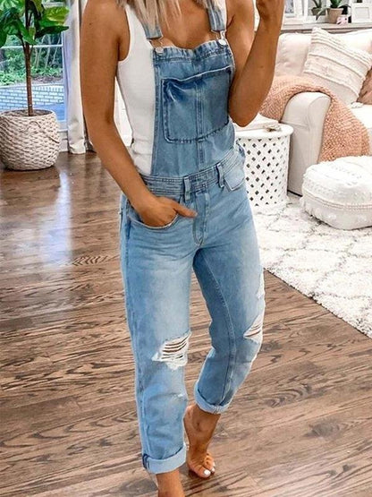 Women's Denim Jumpsuit
