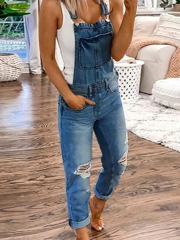 Women's Denim Jumpsuit