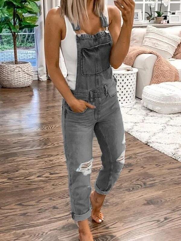 Women's Denim Jumpsuit