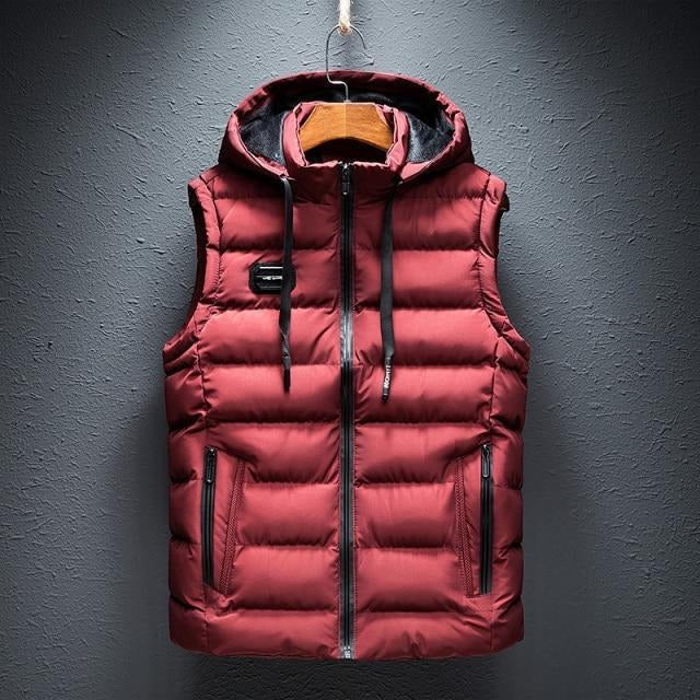 Men's Versatile Lightweight Casual Hooded Vest - Core Warmth, Freedom of Movement