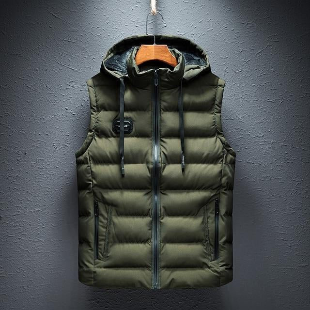 Men's Versatile Lightweight Casual Hooded Vest - Core Warmth, Freedom of Movement