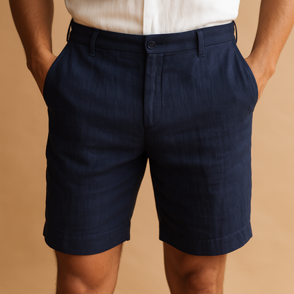 Casual lightweight summer shorts for men with an elastic waistband and breathable fabric, ideal for beach days, travel, and everyday wear.