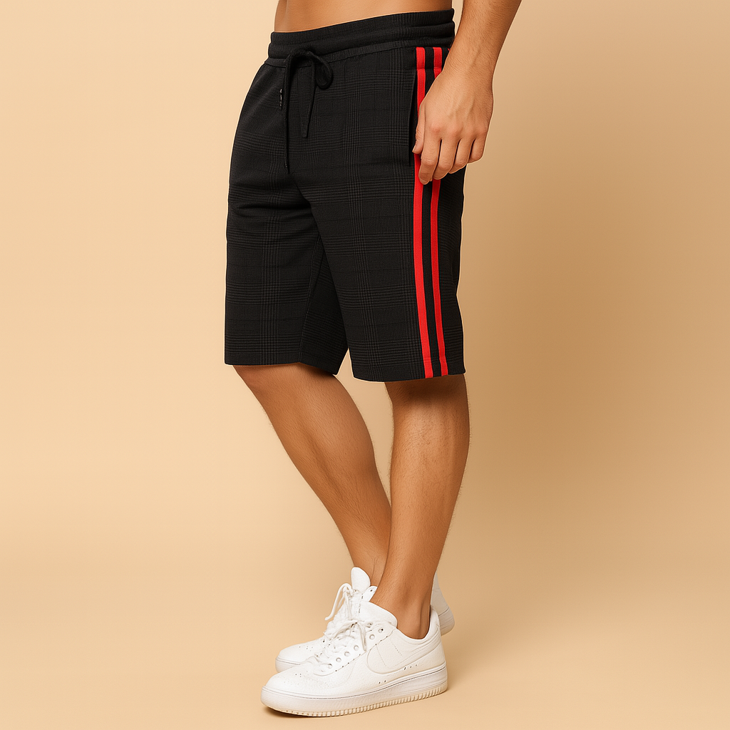 Men’s casual modern fit shorts with elastic waistband, ideal for everyday wear, relaxed weekends, and summer outings