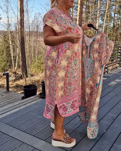 Casual Summer Print Sundress