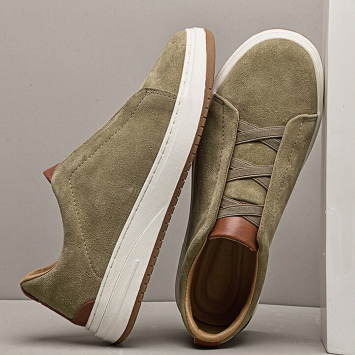 Men's Casual Cowhide Sneakers