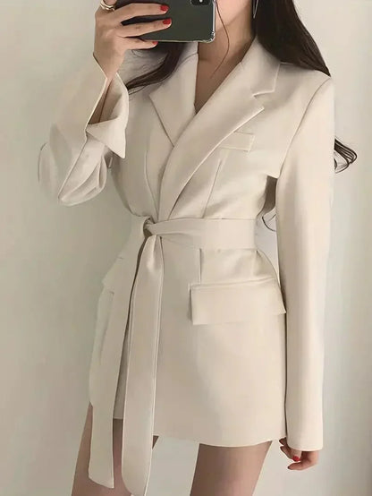 Women's Blazer Coat Wool Versatile
