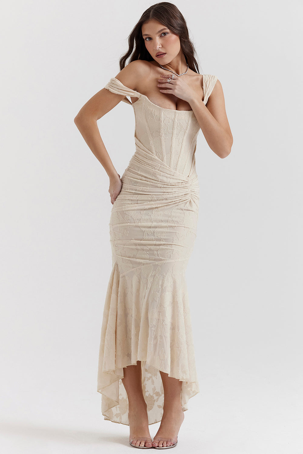 Elegant Ladies Lace Fit Bodycon Party Dress
