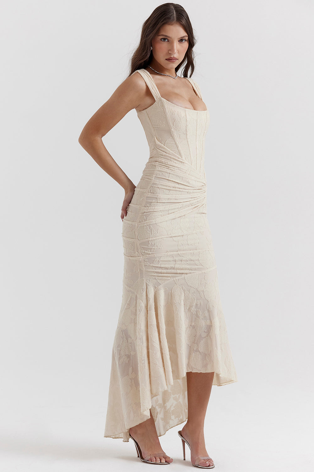 Elegant Ladies Lace Fit Bodycon Party Dress