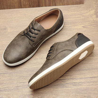 Premium Leather Low Top Shoes