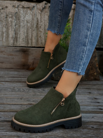 Comfortable Women's Ankle Boots with Arch Support