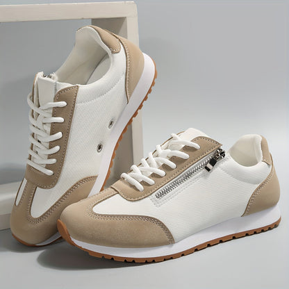 Women's Comfortable Patchwork Low Top Sneakers Casual Shoes