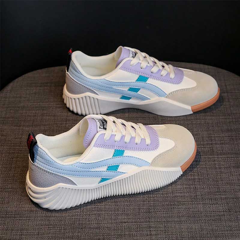 Colorful Lace Up Fashion Sneakers