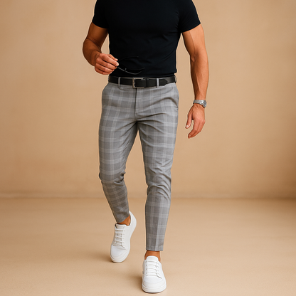 Comfortable Men's Relaxed Fit Casual Trousers - VibreMode