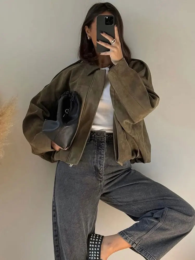 Women's Oversized Cheri Jacket - VibreMode
