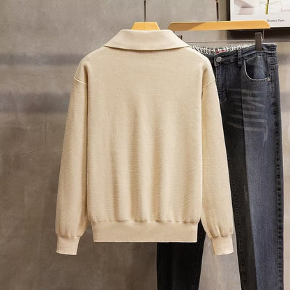Image of Chris | Men's Collared Pullover Sweater